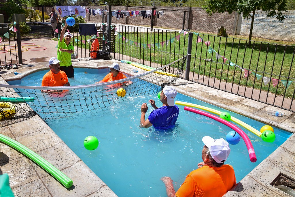 La residencia que estrenó pileta