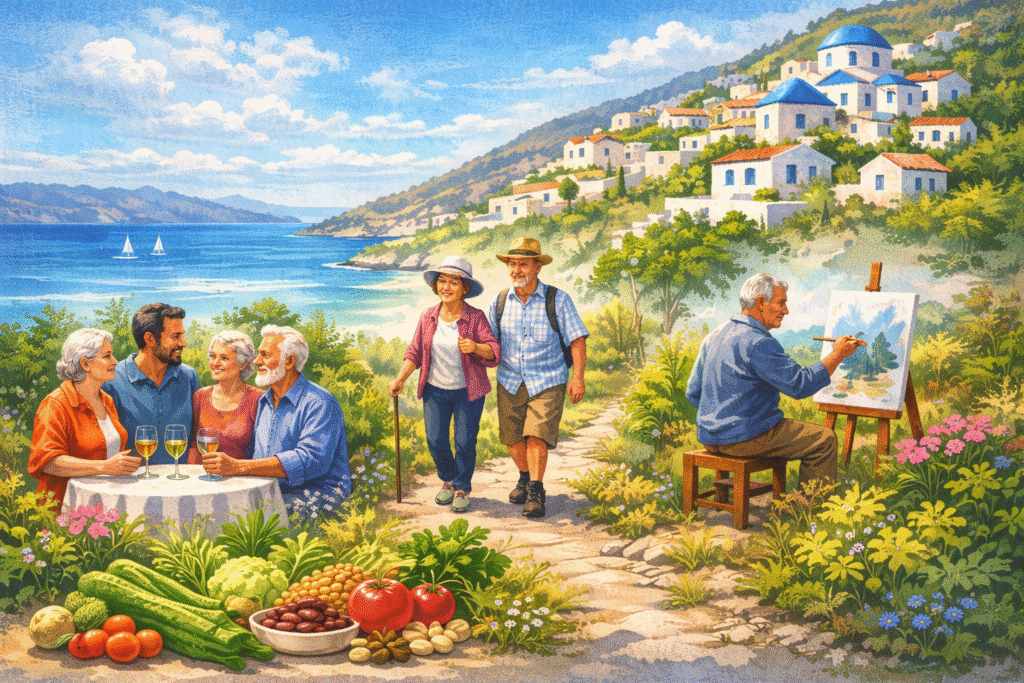 Por qué en los pueblos azules se vive más: hábitos diarios para una vida larga y saludable