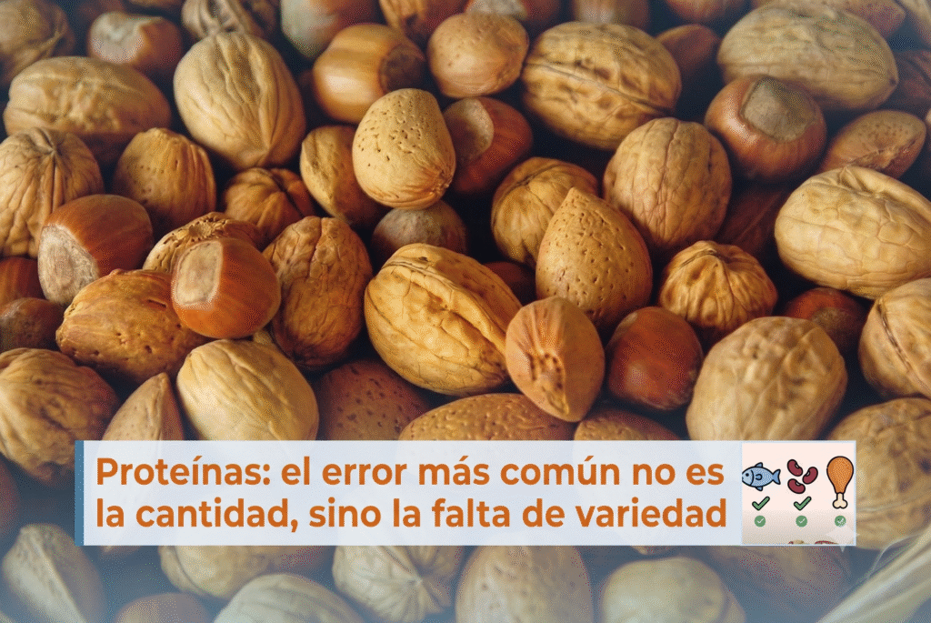 Proteínas: el error más común no es la cantidad, sino la falta de variedad