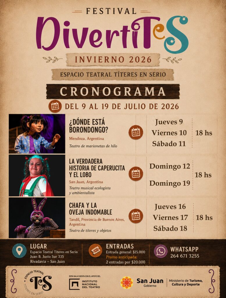 Vuelve DivertiTeS: teatro, marionetas y diversión para disfrutar en familia durante las vacaciones de invierno